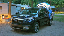 2017 Honda Ridgeline with tent accessory