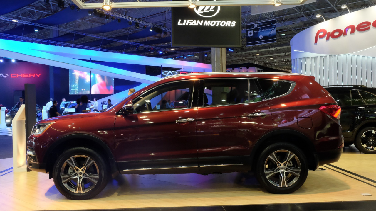 Salão do Automóvel: Lifan X80, SUV para sete passageiros, faz estreia mundial no Brasil