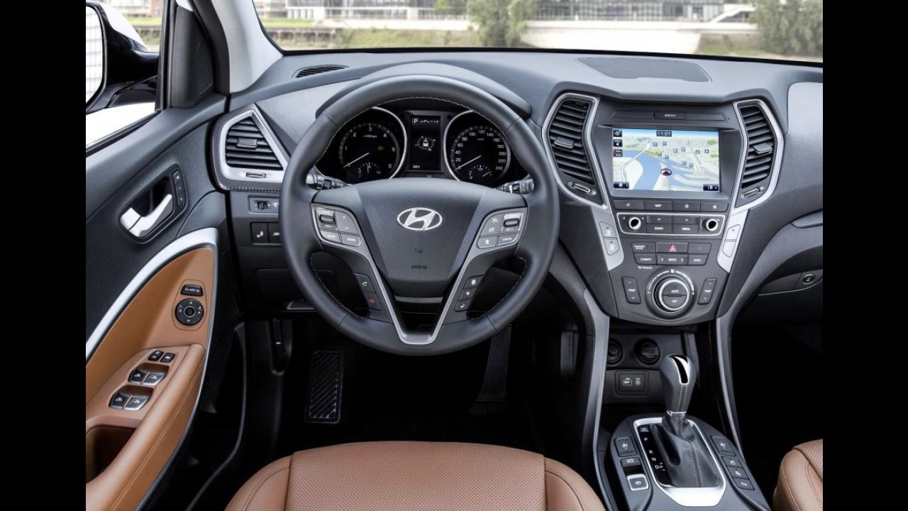 Hyundai Santa Fe 2016 ganha retoque no visual e mais recheio - fotos oficiais