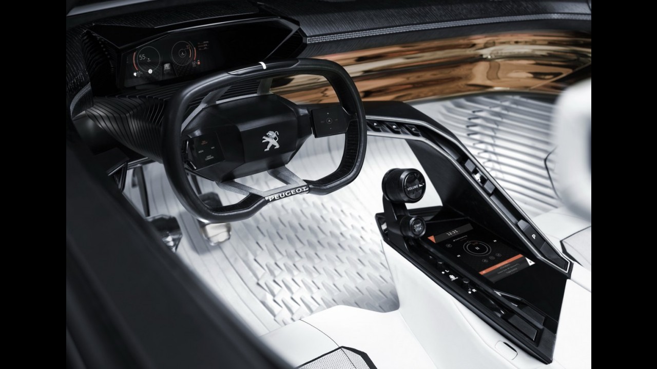 Futurista, Peugeot Fractal de 204 cv tem interior feito em impressora 3D