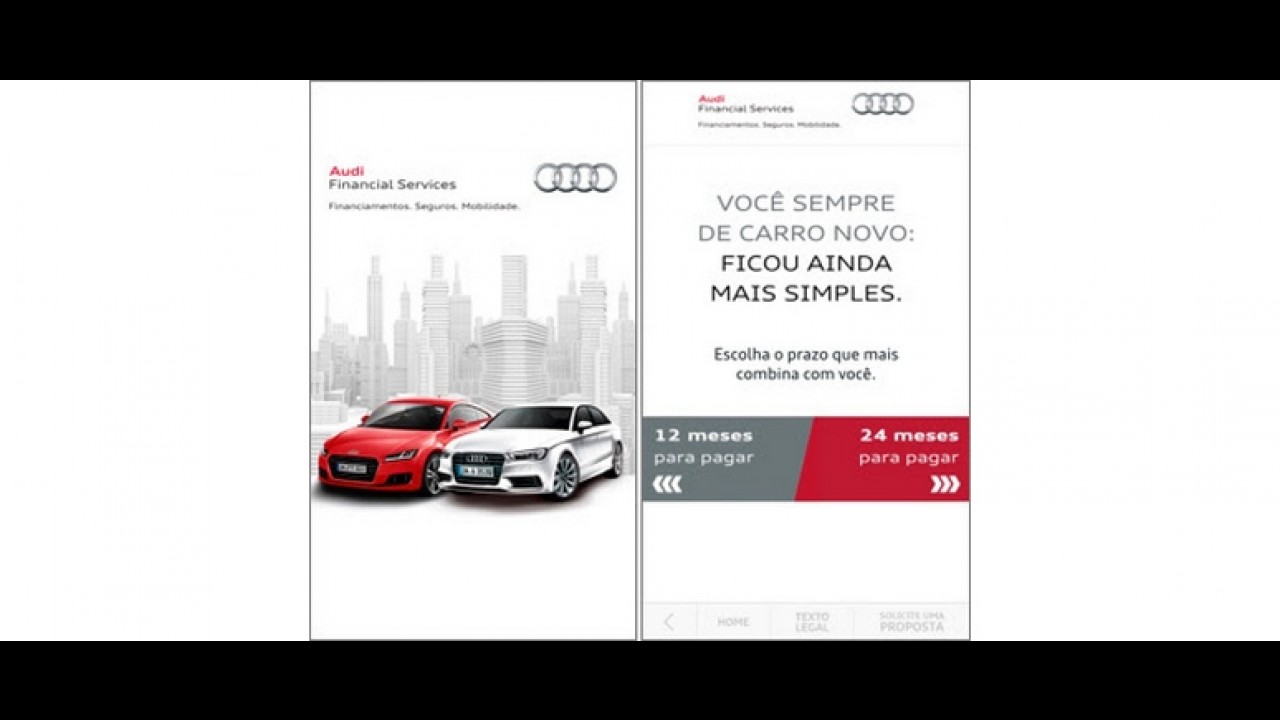Audi lança financiamento com opção de recompra e aplicativo para cálculo