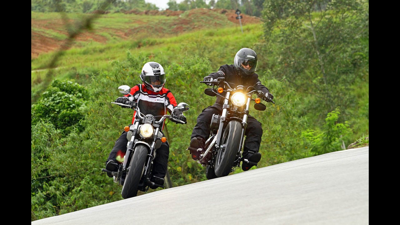 Duelo ianque: a esportividade da Indian Scout ou a tradição da Harley Forty-Eigth?