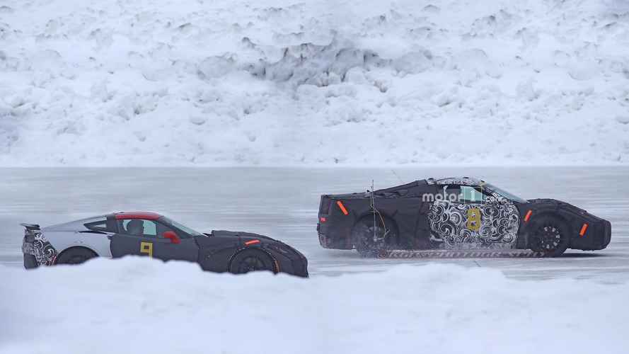 Chevy mid-engine Corvette spy pics