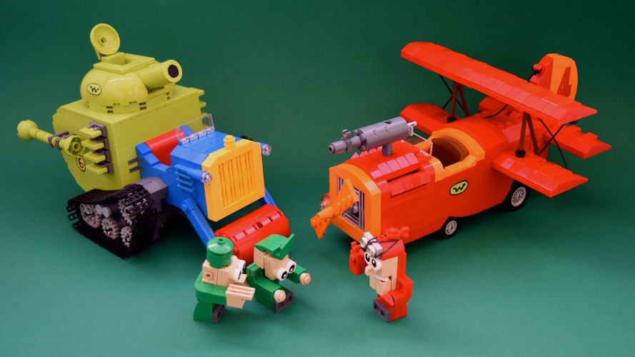 Wacky Races in Lego form
