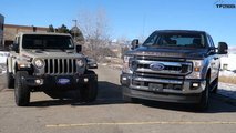 Jeep Gladiator and Ford F-250 Tug-Of-War