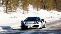 Ferrari 488 Pista Hybrid Spy Foto