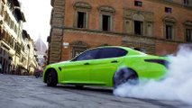 6 Underground, l'Alfa Romeo Giulia Quadrifoglio in Neon Green