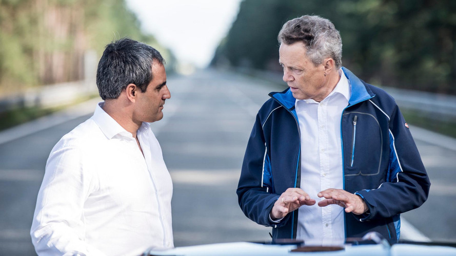 Juan Pablo Montoya and the Bugatti Chiron