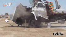 Truck Barrier Crash Test