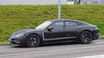 2020 Porsche Mission E spy photo