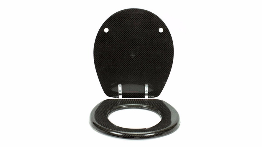 Carbon fiber toilet seat