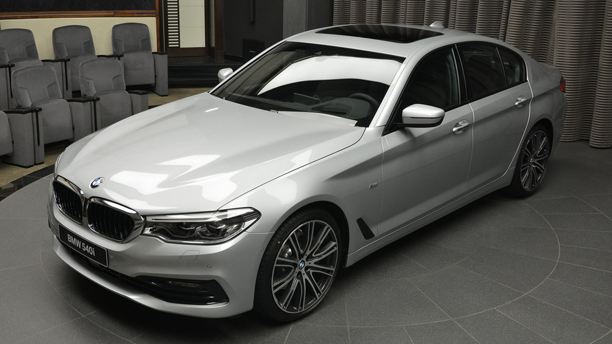 2017 BMW 540i Sport Line at Abu Dhabi Motors