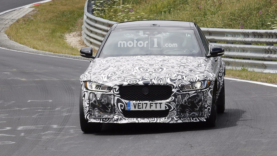 Hardcore Jaguar XE spy photo