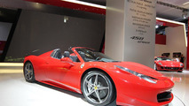 Ferrari 458 Spider live in Frankfurt 14.09.2011