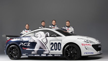 Peugeot RCZ Nurburgring race car, Jean-Philippe Peugeot, Stephane CAILLET, Cyrus Ayari, Oliver Perez 09.04.2010