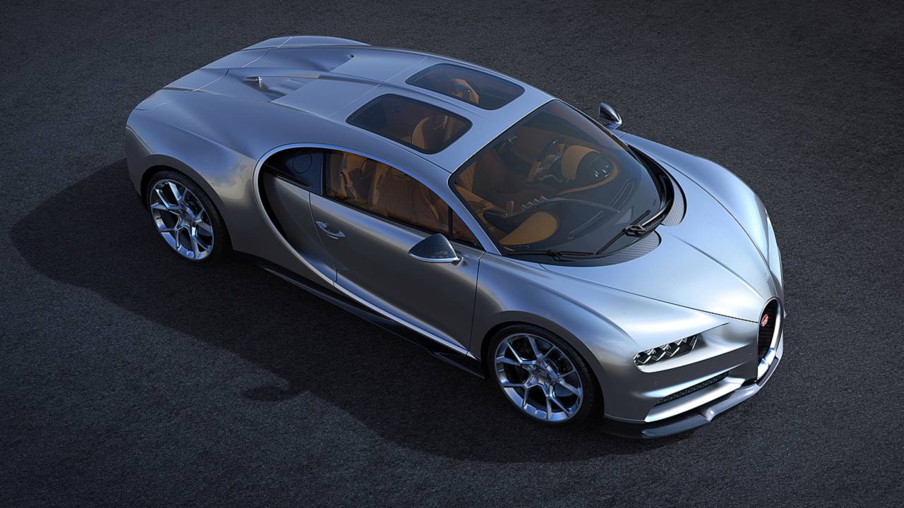 Bugatti Chiron Sky view