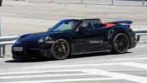 Porsche 911 Turbo trio spy photo