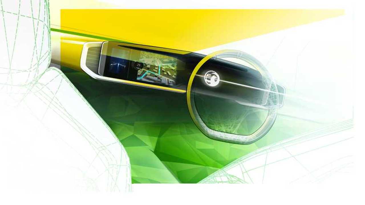 Vauxhall Mokka Pure Panel digital display