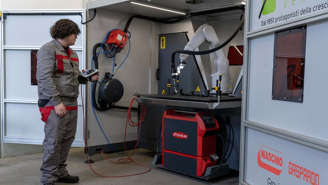MASCHIO GASPARDO investe nei giovani: donato un impianto robotizzato a Enaip Veneto