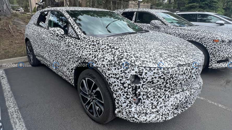 Cadillac Compact EV Crossover Spied Up Close, Inside And Out