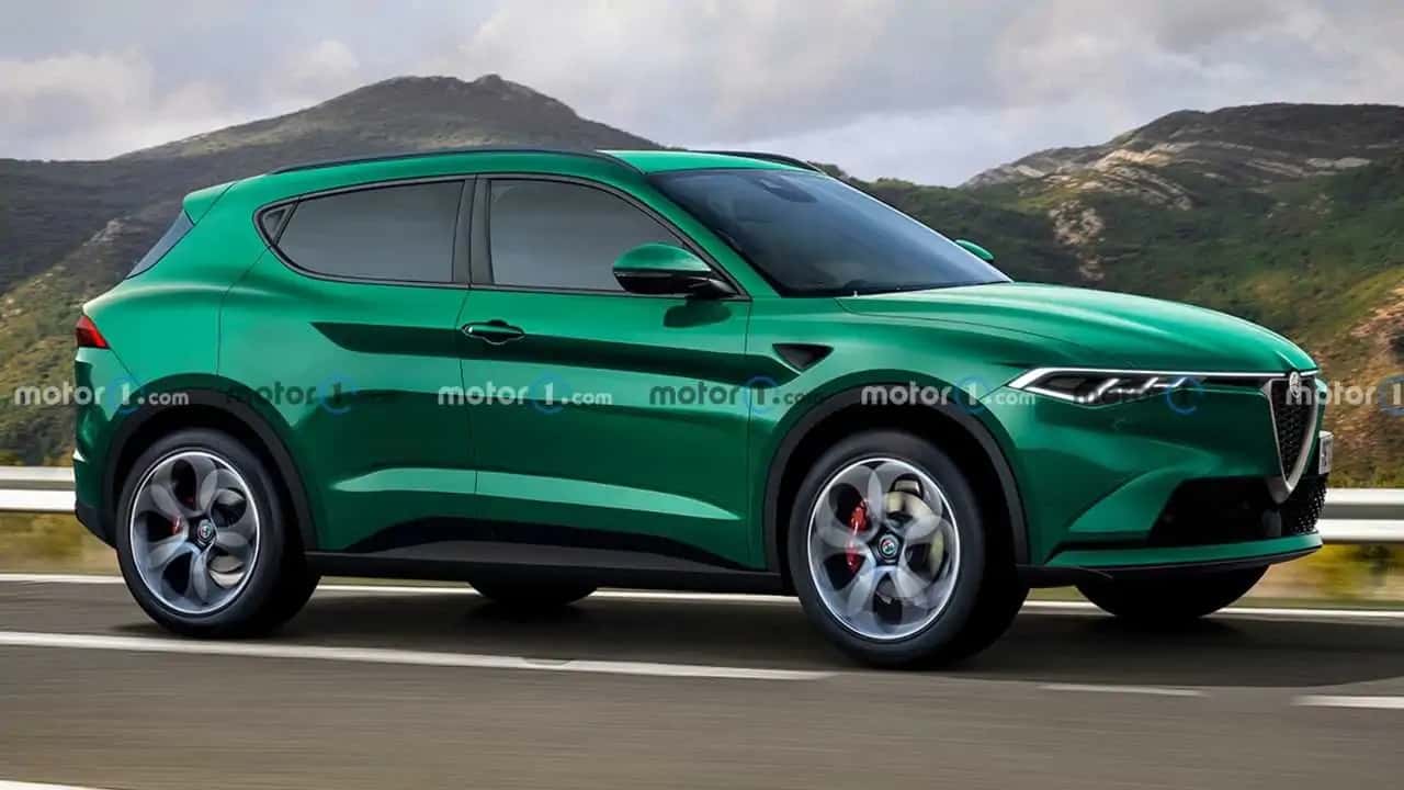 Alfa Romeo'nun giriş seviyesi SUV modeline ait render görüntüleri