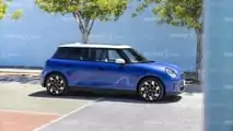 Mini Fünftürer (2024) im Rendering von Motor1.com