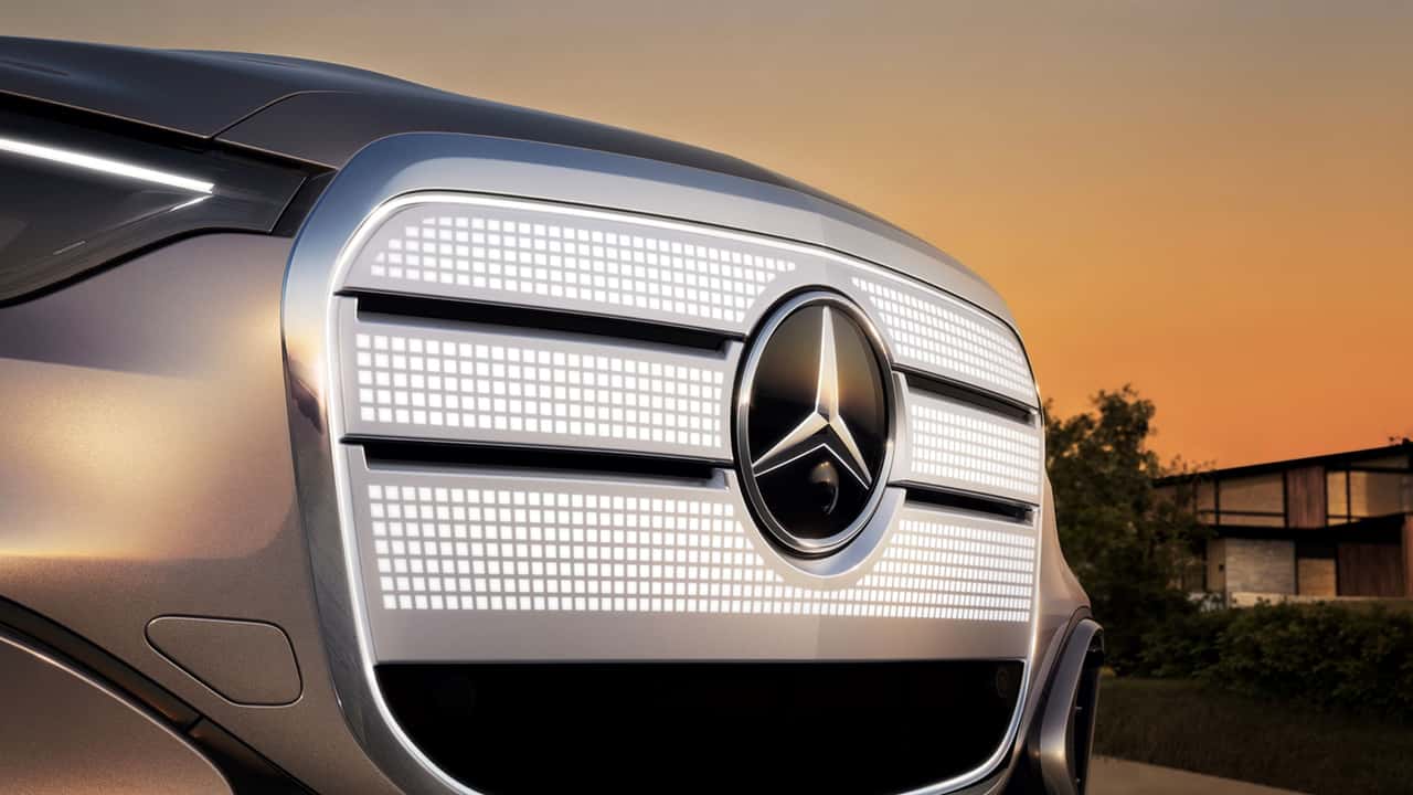 Mercedes-Benz quer destacar seus elétricos com nova grade “pixelizada”
