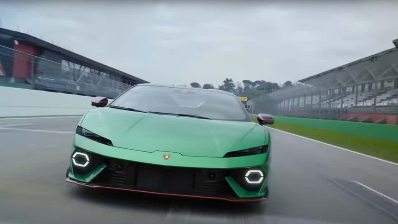 Francesco Bagnaia ha già provato la Lamborghini Temerario