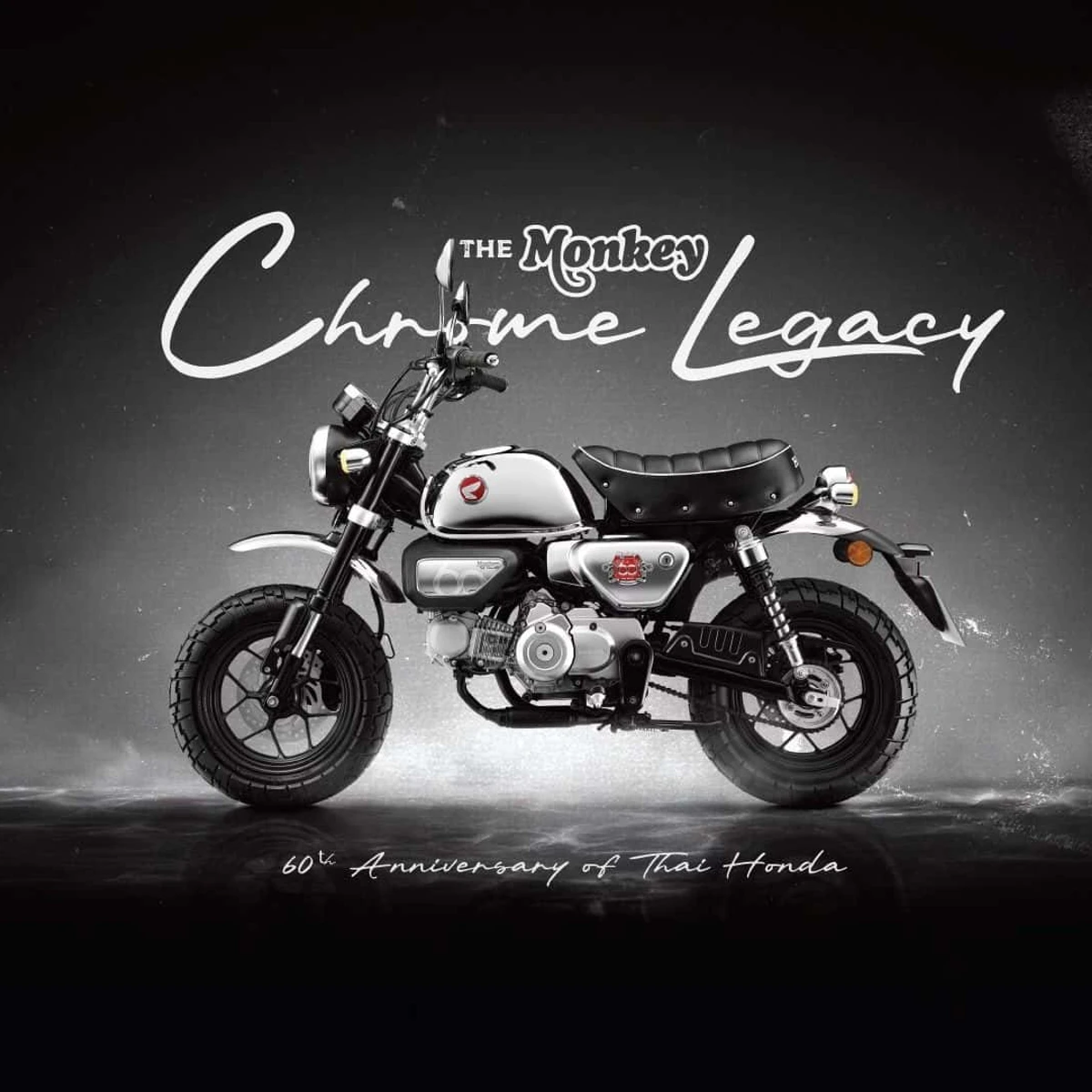This Special Anniversary Honda Monkey is Shiny and Chrome