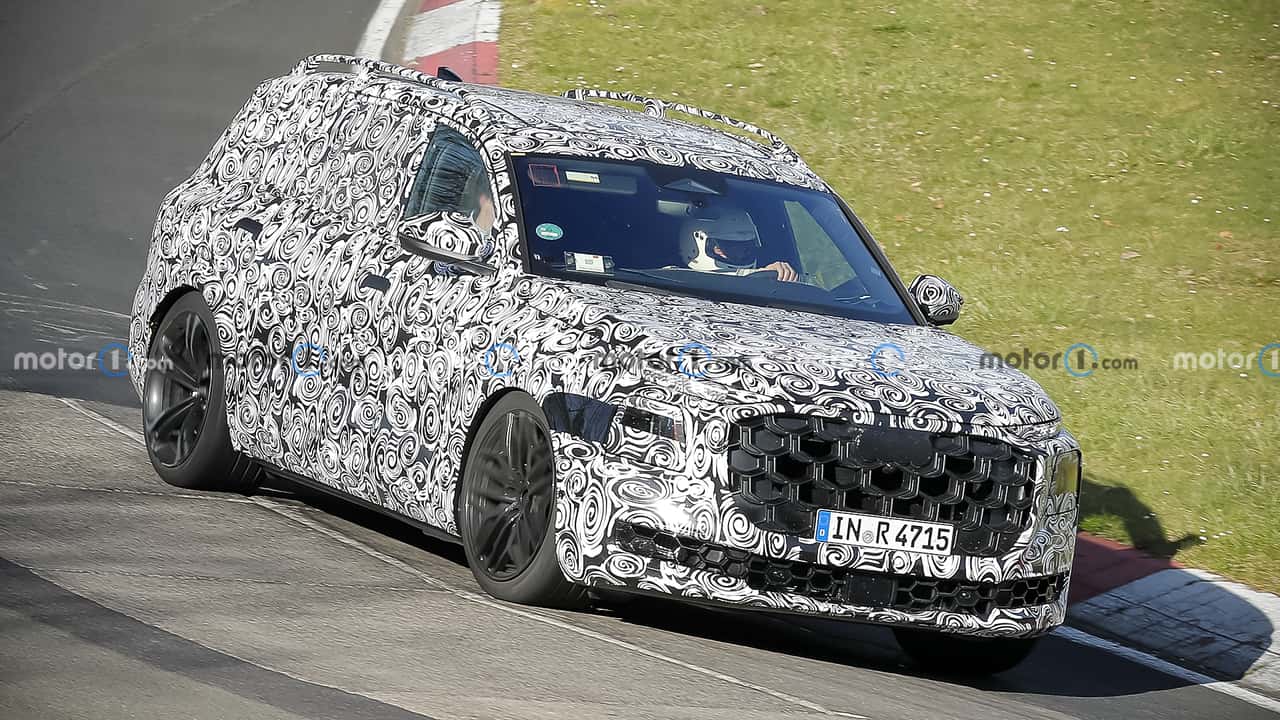 Audi Q9 (2026) Erlkönig auf dem Nürburgring