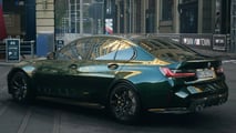 2025 BMW M3 manual in dark emerald metallic.