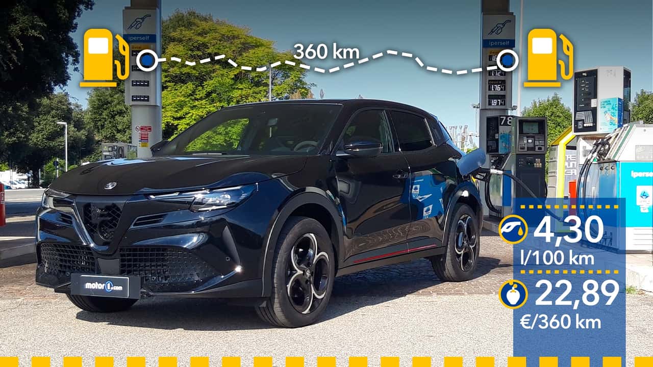 Alfa Romeo Junior prueba de consumo real