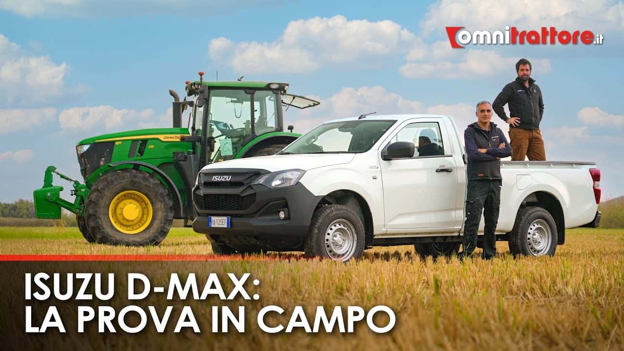 Isuzu D-Max Single Cab 4x4: prova in campo agricolo