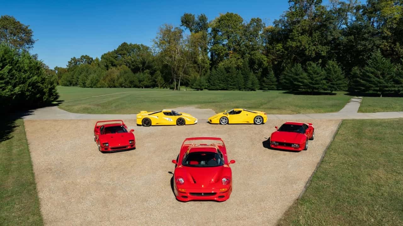Le supercar che hanno fatto la storia Ferrari vanno all'asta