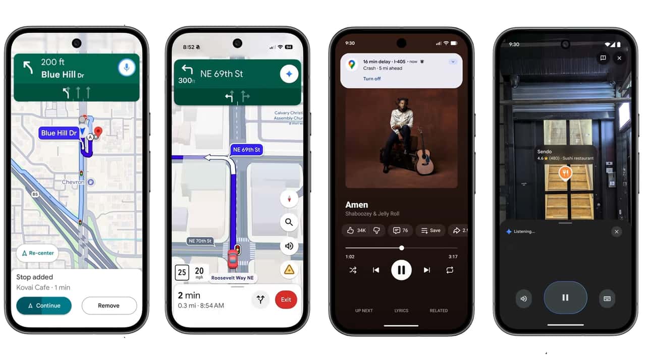 Google Maps novità 2025 Gemini