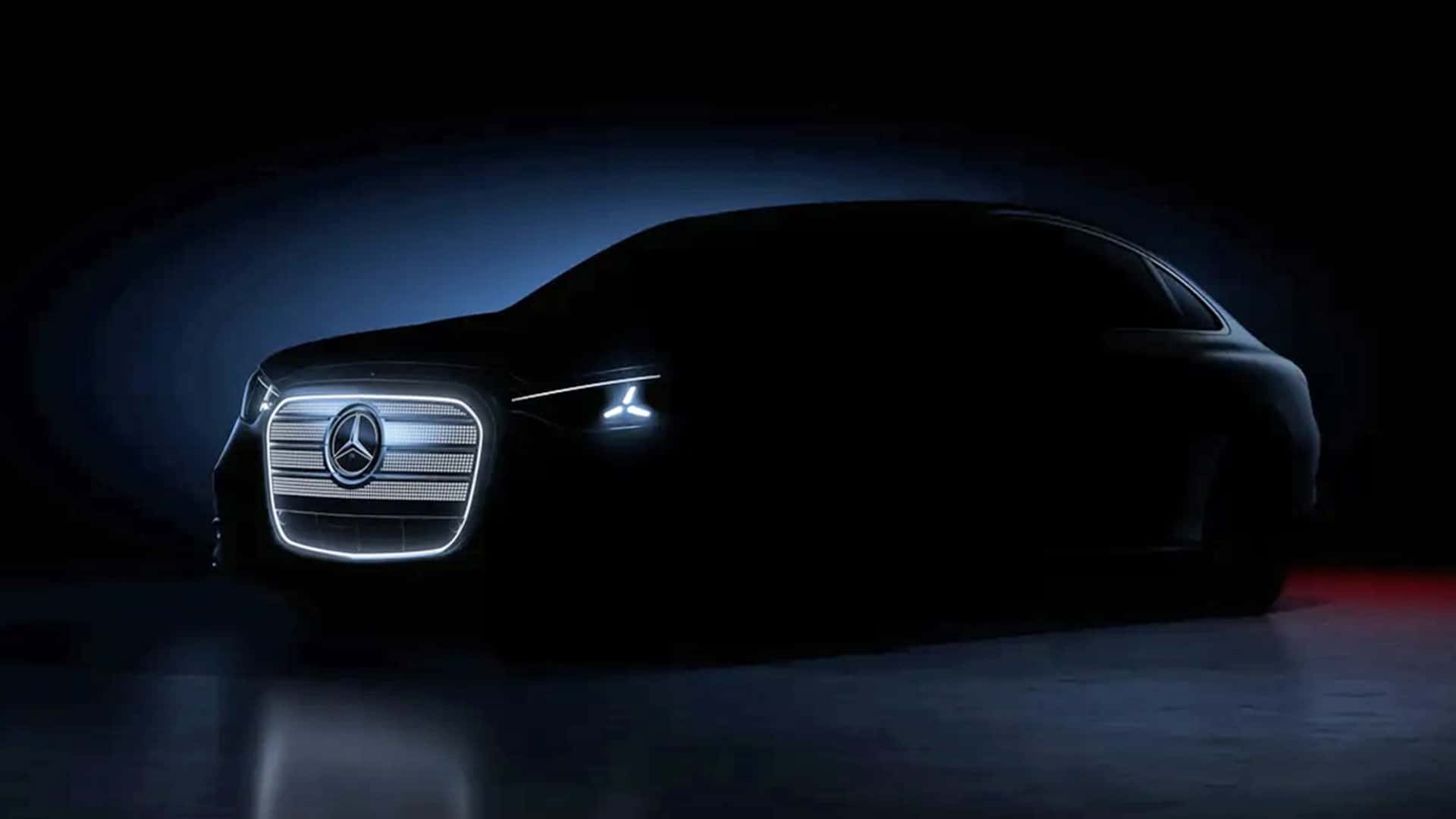 Mercedes Teases Its 500-Mile BMW i3 Sedan Rival