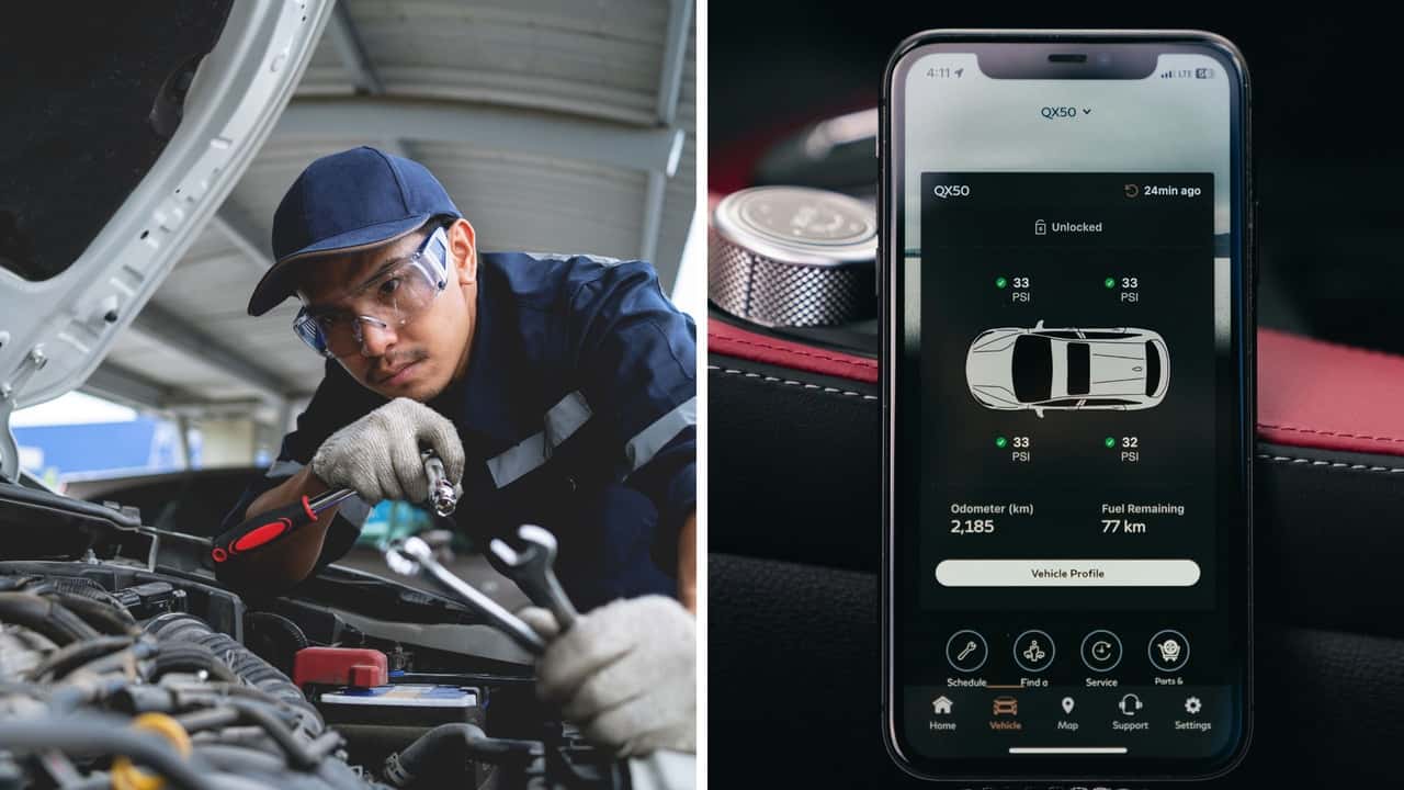 Tech Performs Major Repair.