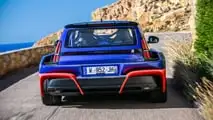 Renault 5 Turbo 3E bei der Rallye Tour de Corse