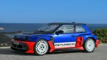 Renault 5 Turbo 3E al rally del Tour de Corse