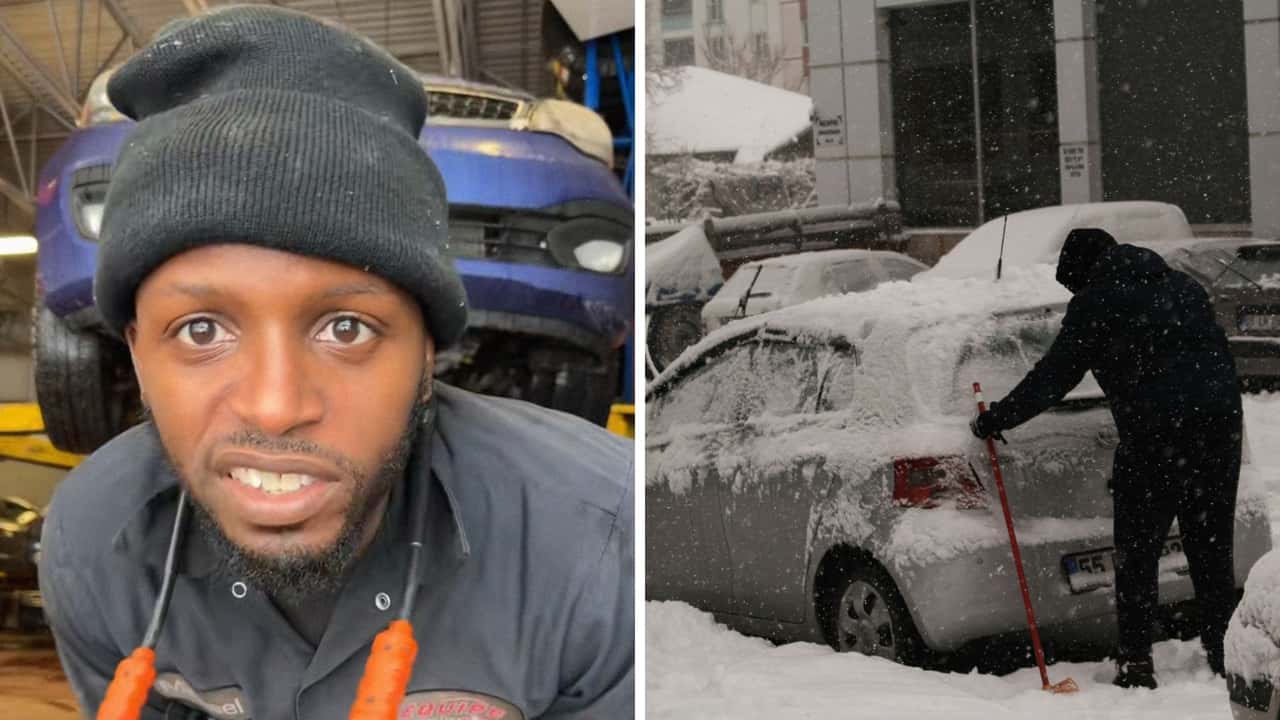 Mechanic Has to Work Outside