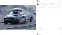 Nuova Porsche Cayenne Coupé Electric, le foto spia su Instagram