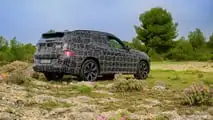 2025 BMW X3 camouflaged prototype