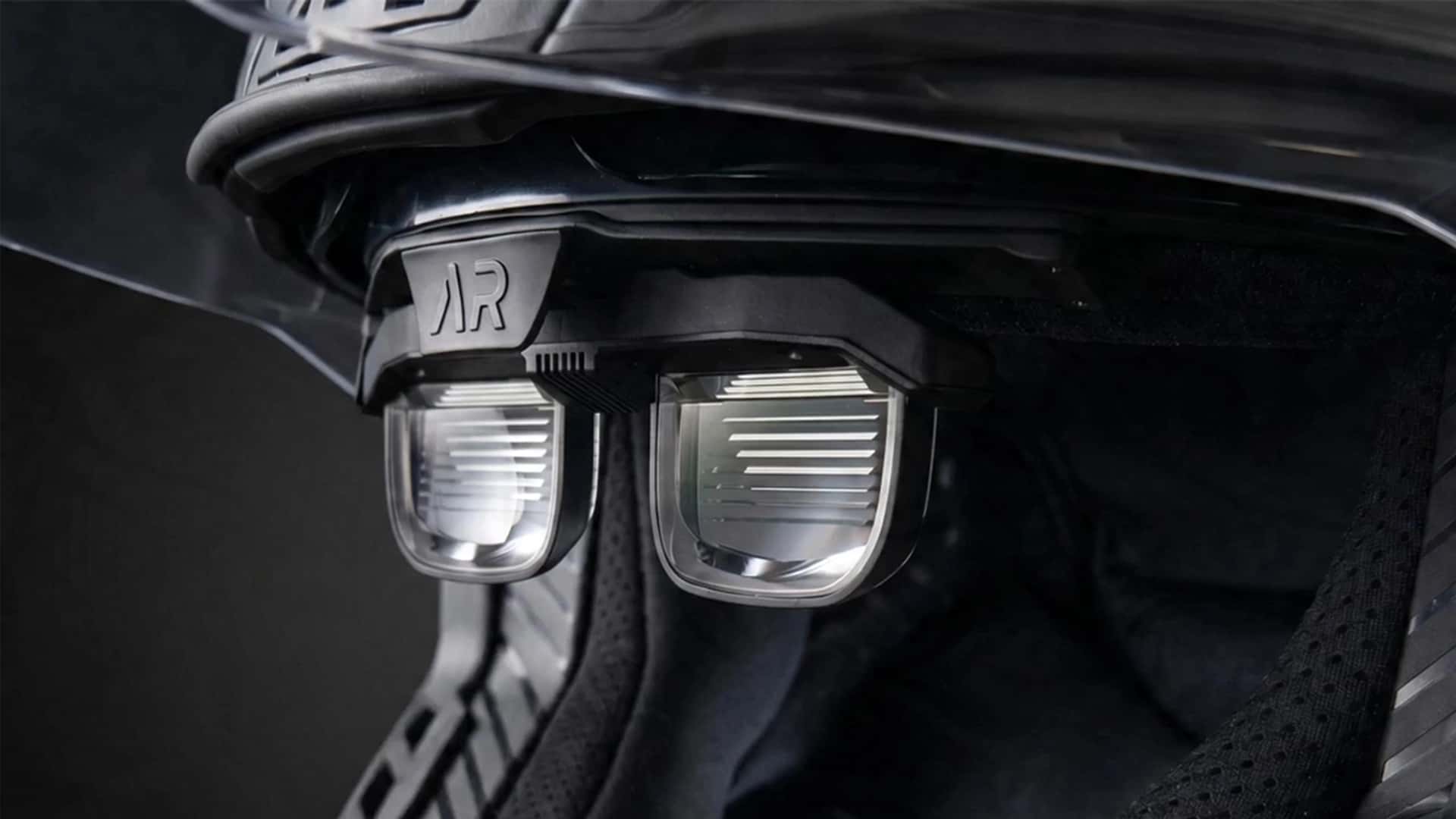 This Augmented Reality Motorcycle Helmet Looks....Unsafe