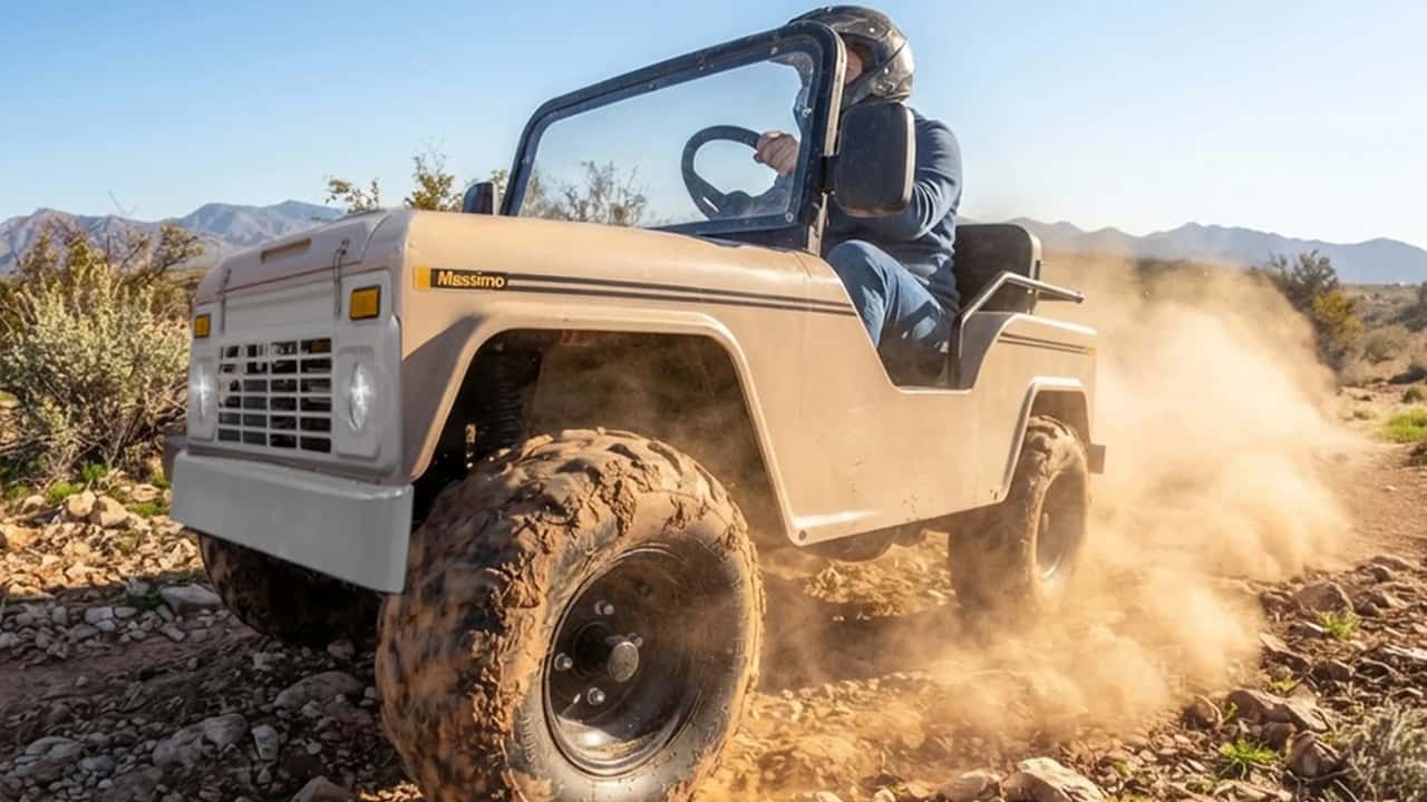 Massimo Mini Truck: dwuosobowy gokart terenowy za 2999 dolarów