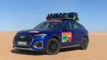 Prueba Audi Q5 Sportback en el Dakar 2022