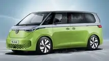 Volkswagen ID. Buzz - kombi elétrica - projeção