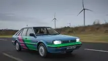 Nissan Bluebird one-off EV conversion with Leaf EV powertrain