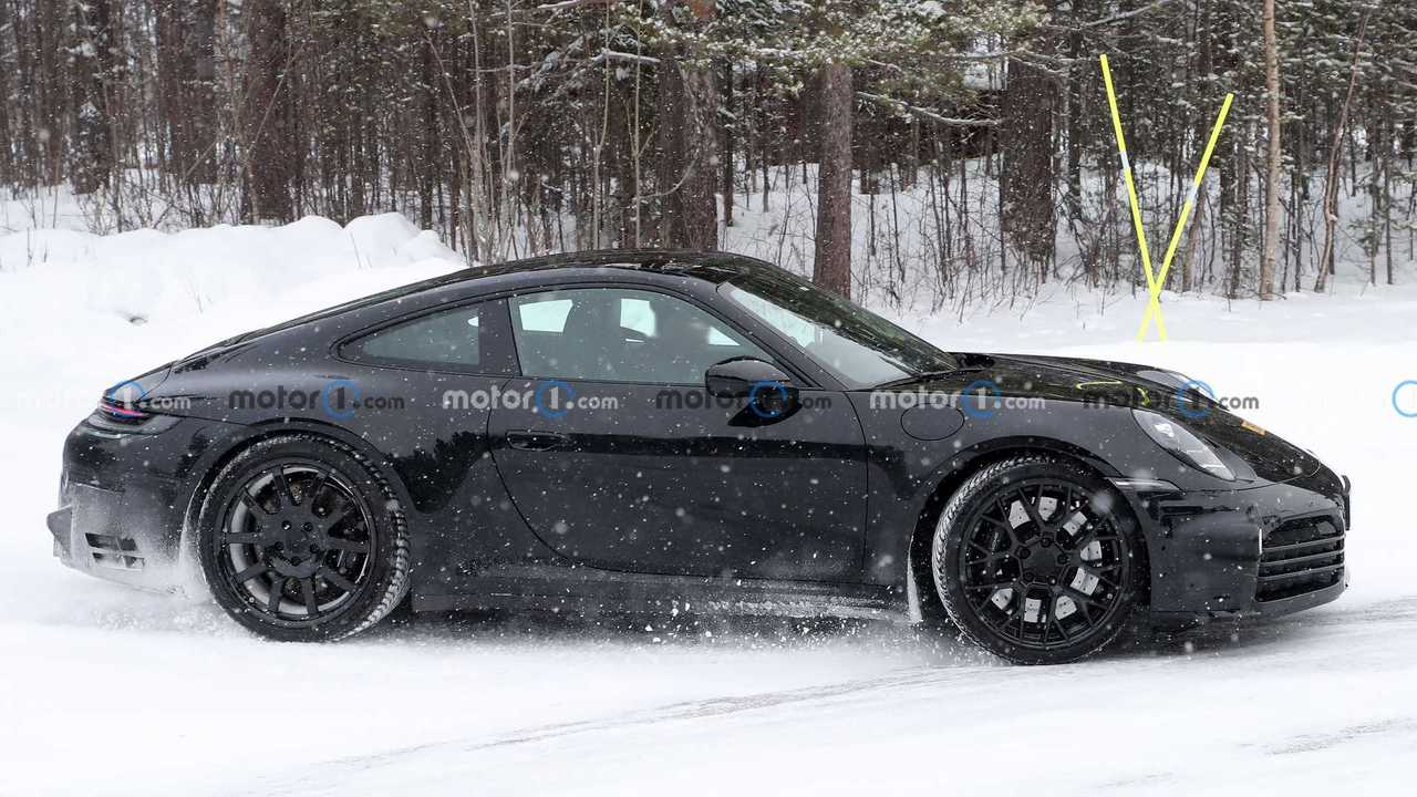 Porsche 911 Hybrid, fotos espía