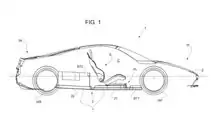 Ferrari EV Layout Patent Drawings