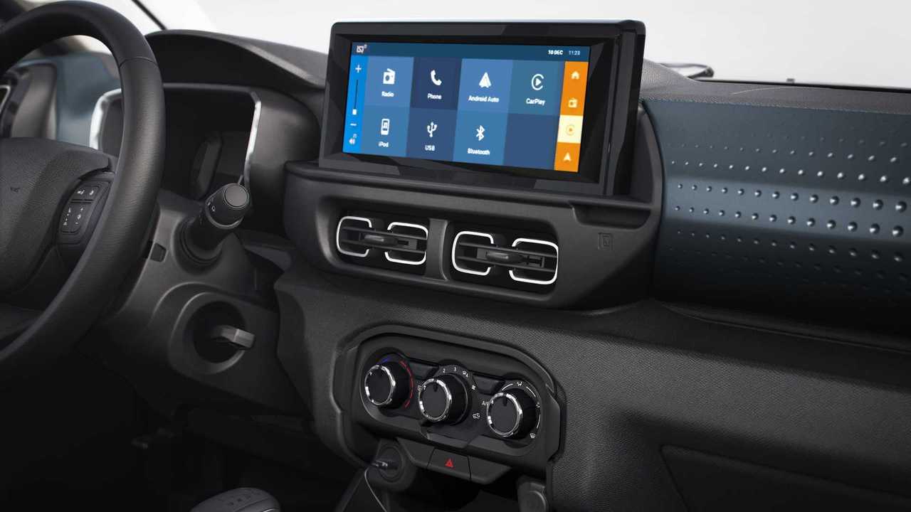 Novo Citroën C3 2023 - detalhe da central multimídia
